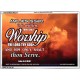 WORSHIP   Home Decor Art   (GWARMOUR6377)   