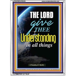 UNDERSTANDING IN ALL THINGS   Frame Scriptural Dcor   (GWARMOUR6454)   