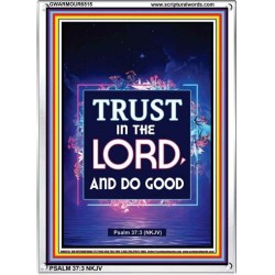 TRUST IN THE LORD   Bible Scriptures on Forgiveness Frame   (GWARMOUR6515)   