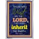 WAIT ON THE LORD   contemporary Christian Art Frame   (GWARMOUR6519)   