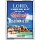 WORDS OF ETERNAL LIFE   Biblical Art Acrylic Glass Frame    (GWARMOUR6559)   