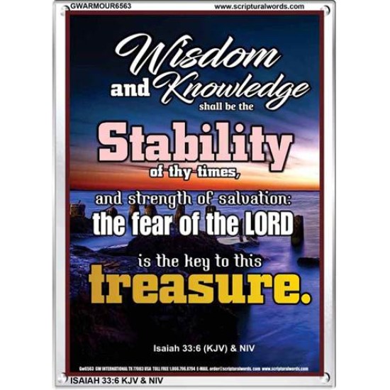 WISDOM AND KNOWLEDGE   Bible Verses    (GWARMOUR6563)   