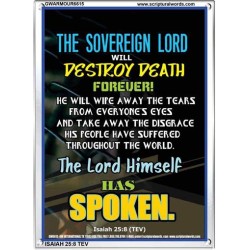 THE SOVEREIGN LORD   Framed Office Wall Decoration   (GWARMOUR6615)   