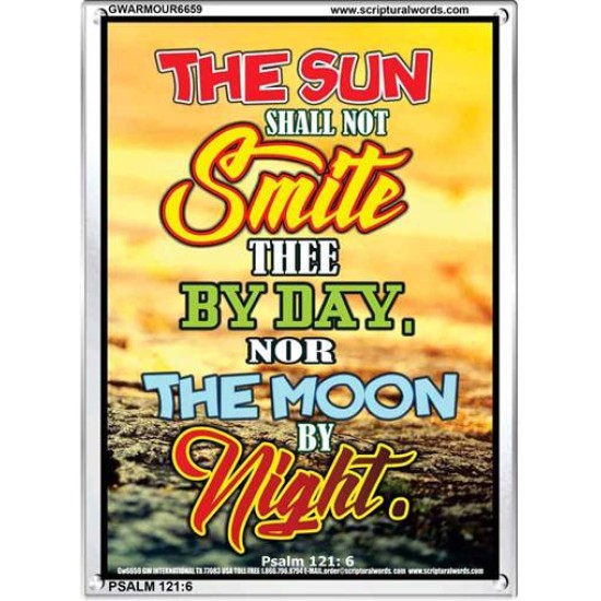 THE SUN SHALL NOT SMITE THEE   Christian Frame Wall Art   (GWARMOUR6659)   