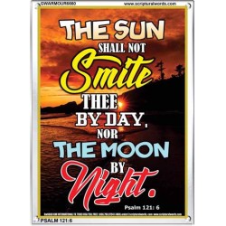THE SUN SHALL NOT SMITE THEE   Framed Bible Verse   (GWARMOUR6660)   