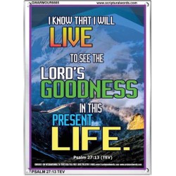 THE LORD'S GOODNESS   Framed Bible Verses   (GWARMOUR6665)   