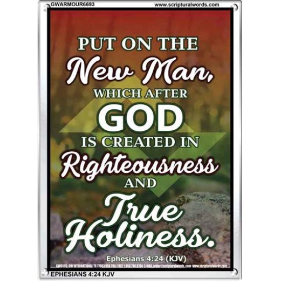 TRUE HOLINESS   Printable Bible Verse to Frame   (GWARMOUR6693)   