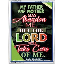 THE LORD WILL TAKE CARE OF ME   Framed Bible Verse Online   (GWARMOUR6703)   