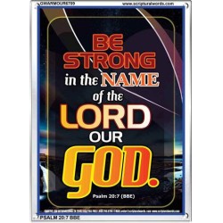 THE LORD OUR GOD   Bible Verses Frame Online   (GWARMOUR6709)   