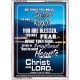 YOU ARE BLESSED   Framed Scripture Dcor   (GWARMOUR6732)   