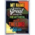 THE LORD OF HOSTS   Encouraging Bible Verses Framed   (GWARMOUR6763)   "12X18"