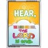 THE LORD IS ONE   Bible Verses Wall Art   (GWARMOUR6834)   "12X18"