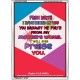 YOU BROUGHT ME FROM MY MOTHERS WOMB   Biblical Art Acrylic Glass Frame    (GWARMOUR6883)   