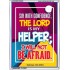 THE LORD IS MY HELPER   Framed Picture   (GWARMOUR6890)   "12X18"