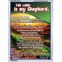 THE LORD IS MY SHEPHERD   Inspiration Wall Art Frame   (GWARMOUR6910)   "12X18"