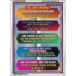 THE LORDS PRAYER   Christian Frame Wall Art   (GWARMOUR6920)   