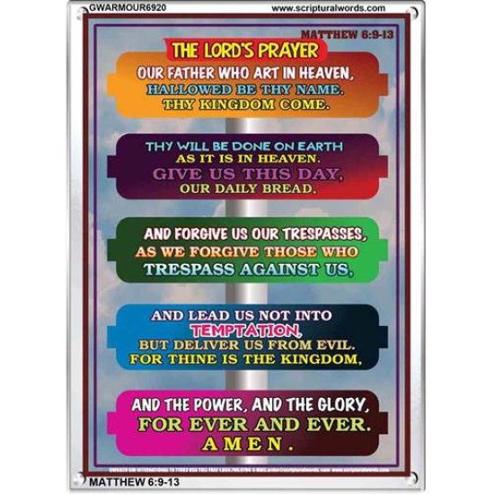THE LORDS PRAYER   Christian Frame Wall Art   (GWARMOUR6920)   