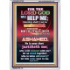 THE LORD GOD WILL HELP ME   Bible Verses Framed Art   (GWARMOUR7229)   