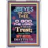 TRUST IN THE LORD   Bible Verses Frame for Home   (GWARMOUR7238)   "12X18"