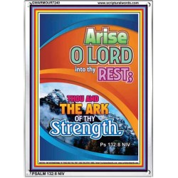 ARISE O LORD   Printable Bible Verses to Frame   (GWARMOUR7240)   