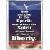 THE SPIRIT OF THE LORD GIVES LIBERTY   Scripture Wall Art   (GWARMOUR732)   "12X18"