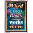 WORD OF THE LORD   Contemporary Christian poster   (GWARMOUR7370)   "12X18"