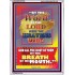 WORD OF THE LORD   Framed Hallway Wall Decoration   (GWARMOUR7384)   "12X18"