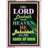 THE LORD LOOKETH   Inspiration Frame   (GWARMOUR7388)   "12X18"