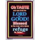 THE LORD IS GOOD   Framed Bible Verse   (GWARMOUR7405)   