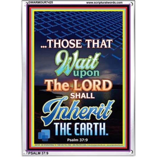 WAIT UPON THE LORD   Bible Verses Frame for Home   (GWARMOUR7425)   