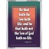THE SONS OF GOD   Christian Quotes Framed   (GWARMOUR762)   "12X18"