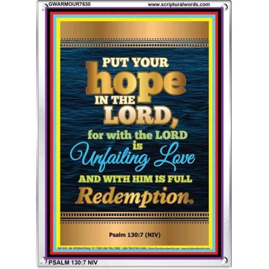 UNFAILING LOVE   Bible Scriptures on Love frame   (GWARMOUR7630)   