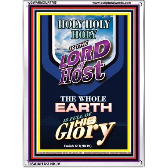 THE LORD OF HOSTS   Scripture Wall Art   (GWARMOUR7755)   