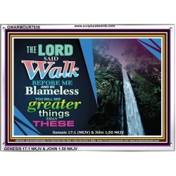 WALK BEFORE ME   Biblical Paintings   (GWARMOUR7838)   "18X12"