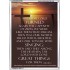 THE LORD HAS DONE GREAT THINGS   Bible Verses Wall Art   (GWARMOUR789)   "12X18"