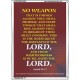 ABSOLUTE NO WEAPON    Christian Wall Art Poster   (GWARMOUR801)   