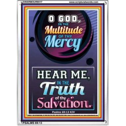 TRUTH OF THY SALVATION   Framed Bible Verses   (GWARMOUR8017)   