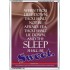 THY SLEEP SHALL BE SWEET   Modern Christian Wall Dcor Frame   (GWARMOUR804)   "12X18"