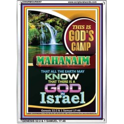 THERE IS A GOD IN ISRAEL   Bible Verses Framed for Home Online   (GWARMOUR8057)   