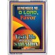 VIIST ME WITH YOUR SALVATION   Frame Scriptural Dcor   (GWARMOUR8070)   