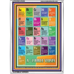 A-Z BIBLE VERSES   Christian Quote Framed   (GWARMOUR8088)   