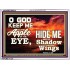 UNDER THE SHADOW OF THY WINGS   Frame Scriptural Wall Art   (GWARMOUR8275)   "18X12"