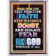 TRUST GOD AT ALL TIMES   Biblical Paintings Acrylic Glass Frame   (GWARMOUR8415)   