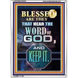 THE WORD OF GOD   Frame Bible Verses Online   (GWARMOUR8497)   