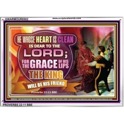 A CLEAN HEART   Bible Verses Frame Art Prints   (GWARMOUR8502)   