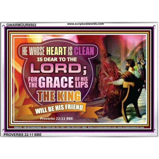 A CLEAN HEART   Bible Verses Frame Art Prints   (GWARMOUR8502)   