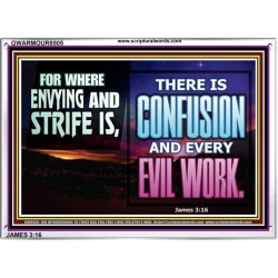 ABSTAIN FROM ENVY AND STRIFE   Scriptural Wall Art   (GWARMOUR8505)   