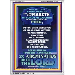 AN ABOMINATION UNTO THE LORD   Bible Verse Framed for Home Online   (GWARMOUR8516)   