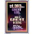 THE LORD IS A GREAT GOD   Scripture Wood Framed Signs   (GWARMOUR8553)   "12X18"