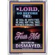 THE LORD GO BEFORE THEE   Christian Quotes Frame   (GWARMOUR8560)   